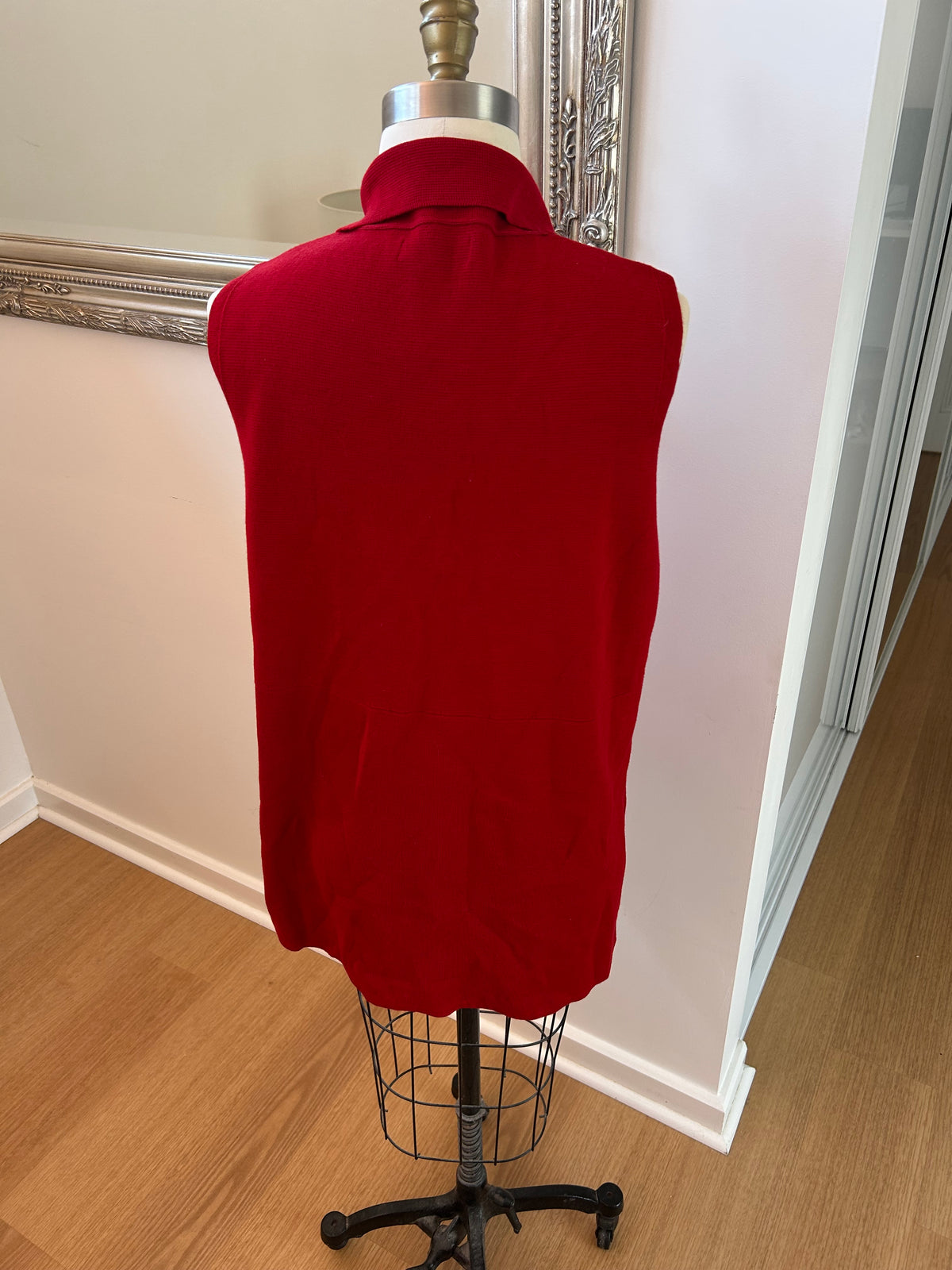 Bariloche Country Knit Vest Red Wash
