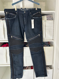 Rock Revival Mens Moto Jeans Frady