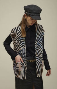 Jei's V Neck Vest with Buttons B145