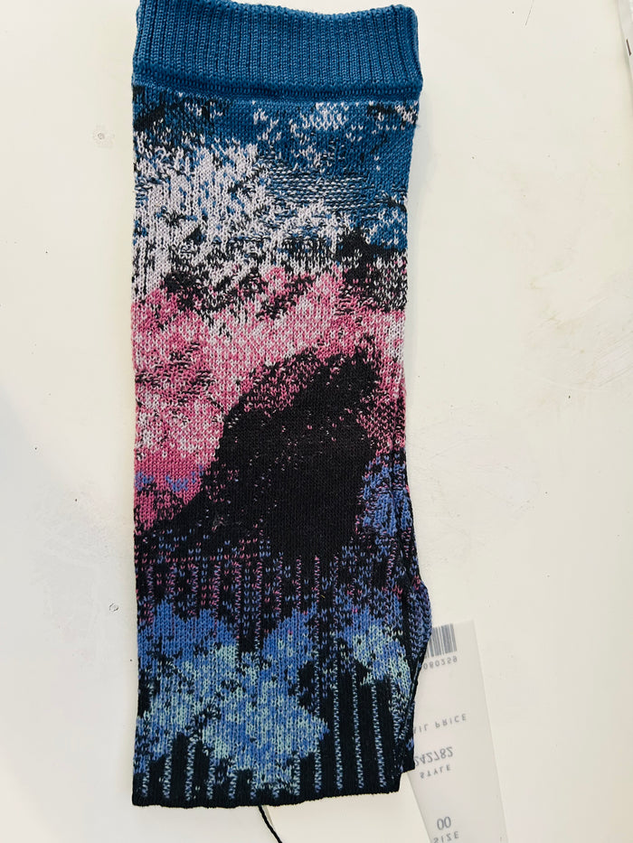Wrist Warmers, Camouflage Pattern Anthracite
