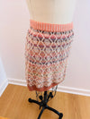 Skirt, Geometric Pattern Almond Wash