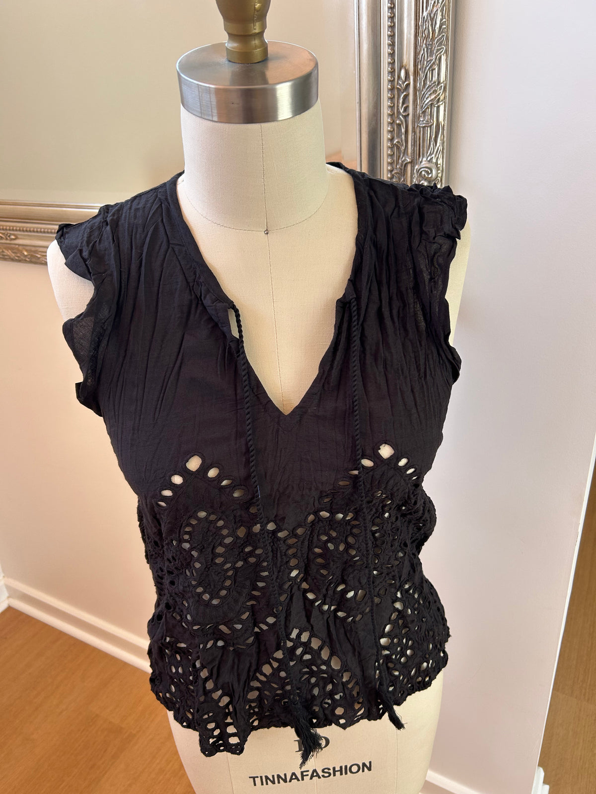 Ruby Yaya Cleopatra Top Black Wash