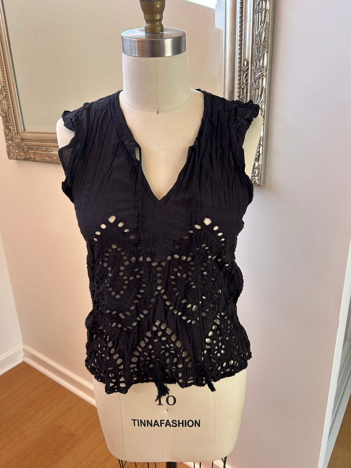 Ruby Yaya Cleopatra Top Black Wash
