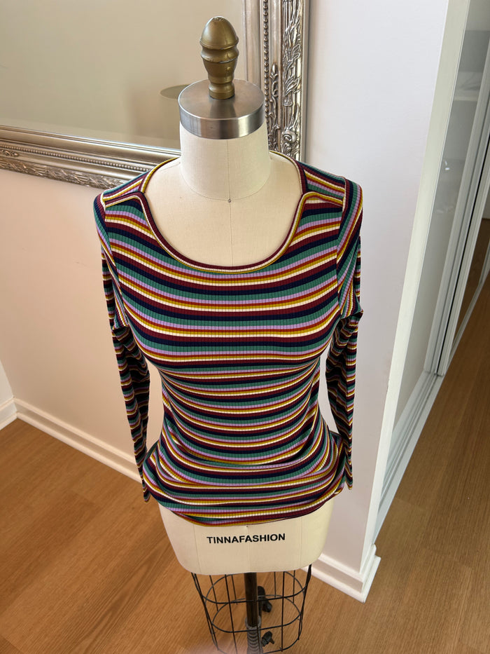 King Louie Milou Top Daydream Stripe