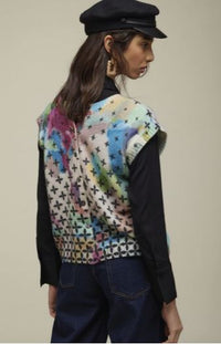Jei's Crewneck Vest with Double Buttoning B115