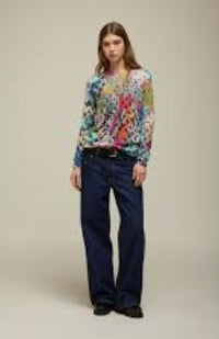 Jei's B116 Street Art Cardigan 100% Ultrafine Merino Wool