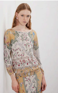 Jei's C311 Wallpaper Crew Neck Top