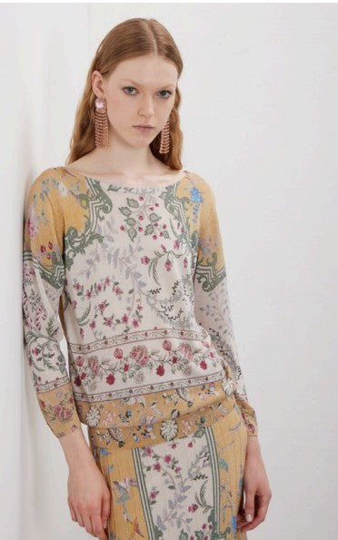 Jei's C311 Wallpaper Crew Neck Top