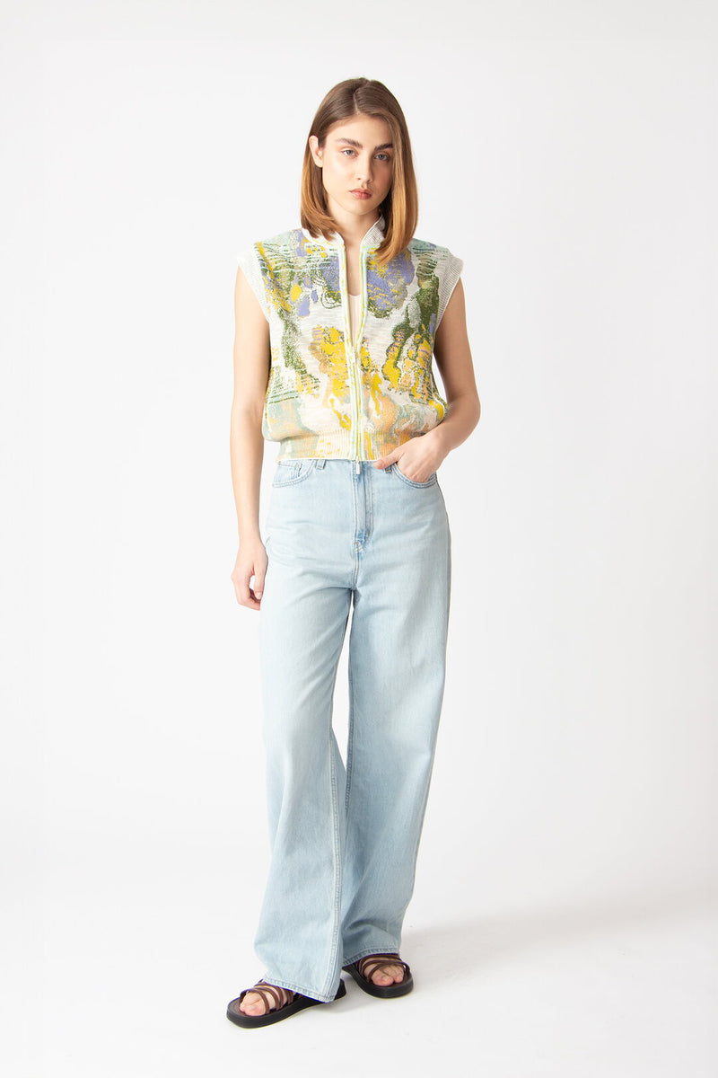 Sleeveless Jacket, Terrain Pattern