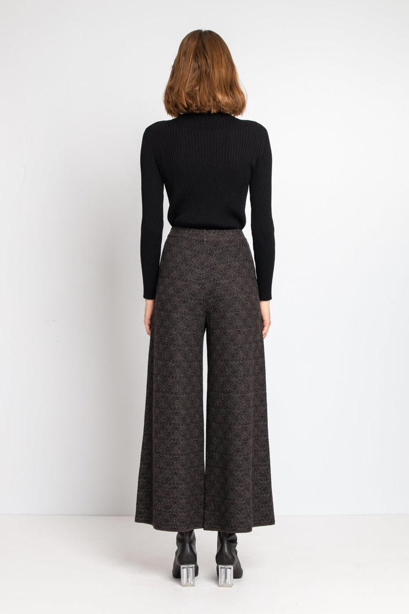 Knitted Pants, Basketweave Pattern