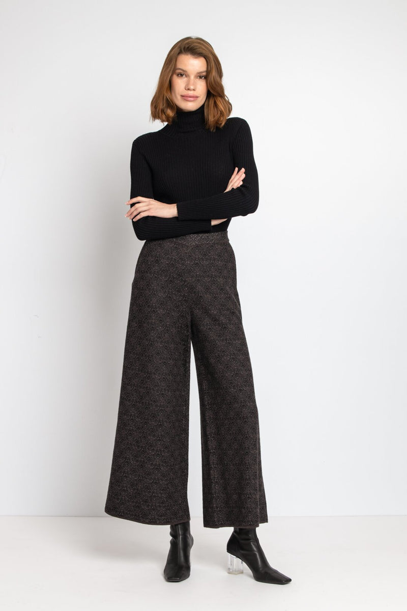 Knitted Pants, Basketweave Pattern