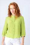 Ivko Solid Shirt Green Wash