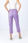 Solid Cotton Pants Lilac Wash