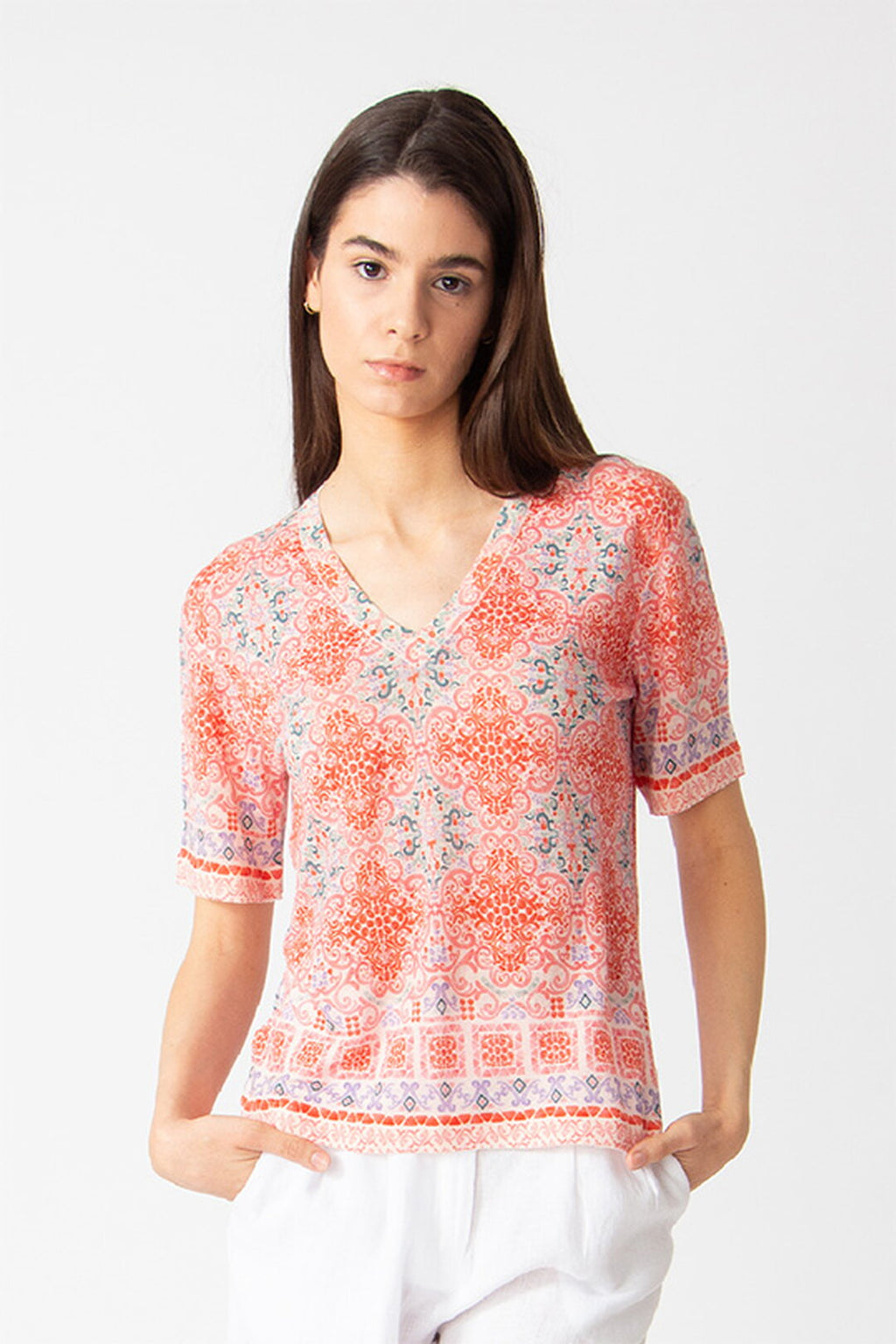 Printed Pullover, Morocco Motiv