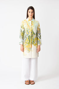 Jacquard Coat, Terrain Pattern