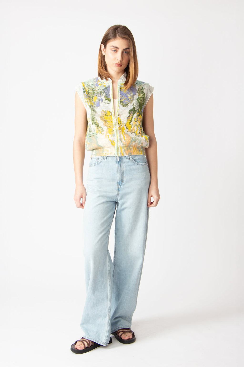Sleeveless Jacket, Terrain Pattern