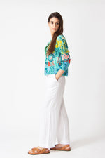 Jacket O-Neck, Mix&Match Pattern