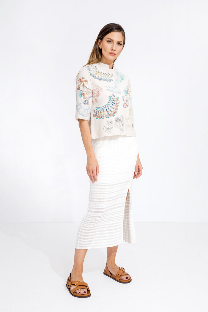 Embroidery Jacket, Lotos Motif