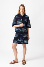 Skirt with Embroidery, Garden Nostalgic Pattern