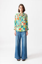 Printed Viscose Shirt, Mix&Match Motif