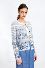 Jacquard Cardigan Andalusia Pattern