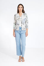 Jacket Seabed Motif - Off-White