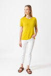 Pullover O-Neck yellow Wash