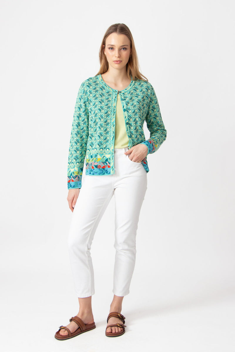 Jacquard Cardigan Mix & Match
