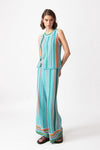 Sleeveless Pullover, Retro Crochet Patter Capri Wash