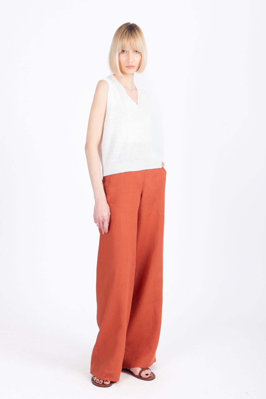 Linen Pants - Bronze Wash