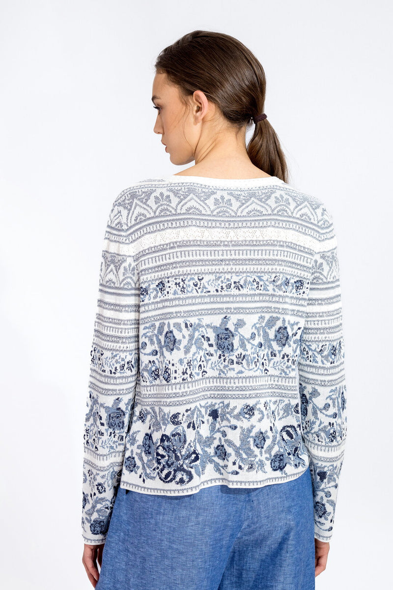 Jacquard Cardigan Andalusia Pattern