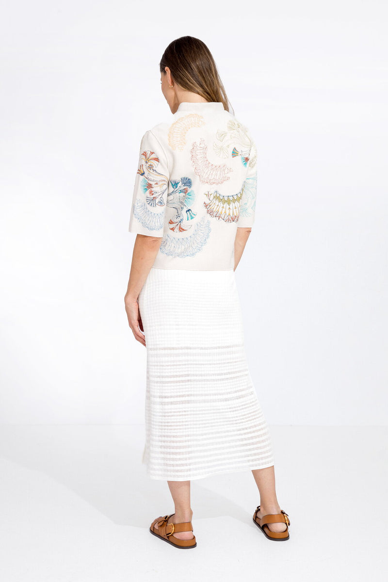 Embroidery Jacket, Lotos Motif