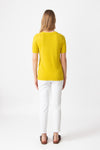Pullover O-Neck yellow Wash