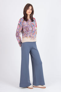 Pullover, Kilim Pattern Wash Off-White