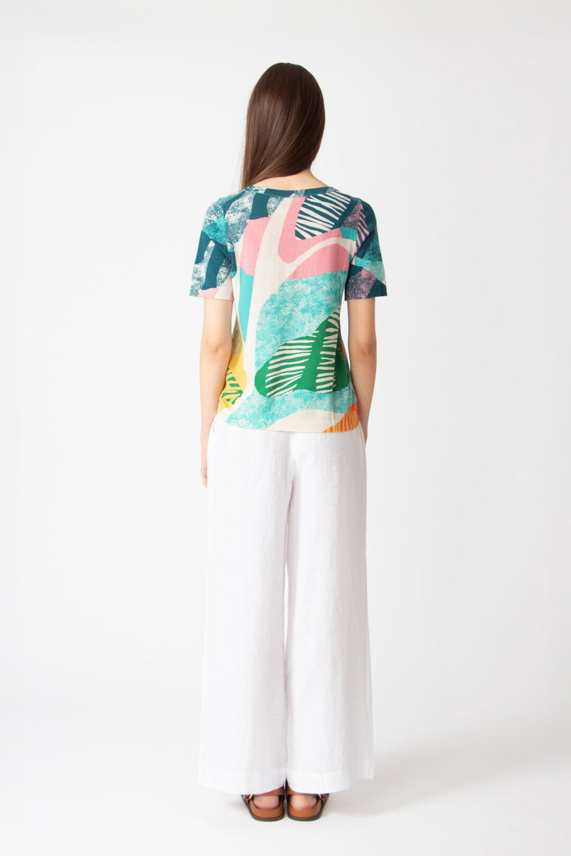 Printed Pullover, Maximalist Tropics Pattern