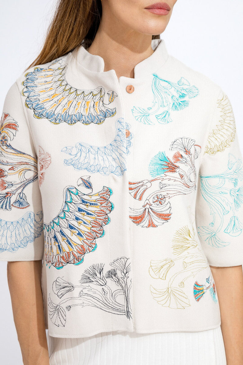 Embroidery Jacket, Lotos Motif