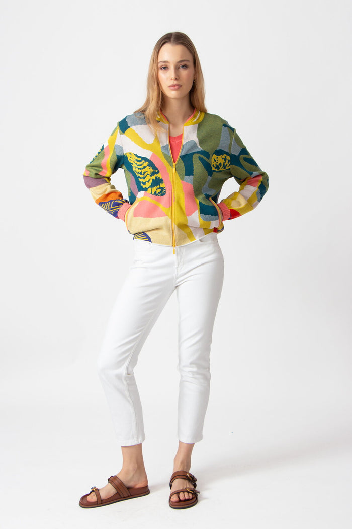 Bomber Jacket, Maximalists Tropics Pattern
