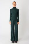 Knit Pants, Contrasting Stripe - Forest Wash