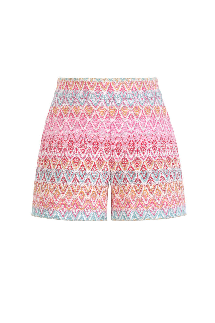 Jacquard Shorts, Ornamental Pattern