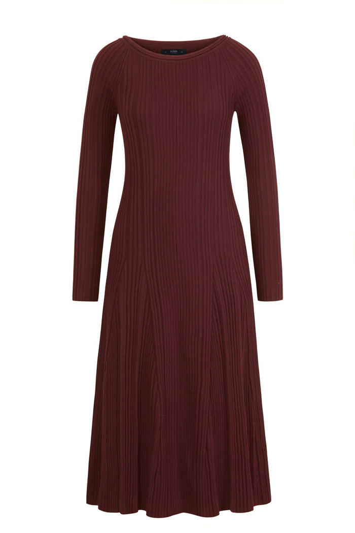 Ribbed Dress - Tabac