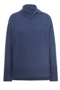 Rollneck Pullover Stoneblue
