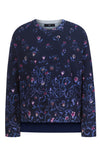 Printed Pullover, Illumination Pattern Navy