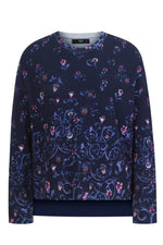 Printed Pullover, Illumination Pattern Navy