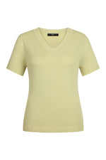 Pullover V-Neck Pastel Green Wash