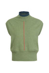 Sleeveless Pullover, Color Blocking