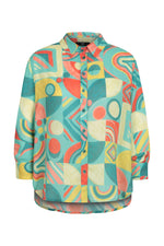 Printed Viscose Shirt, Mix&Match Motif