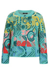 Jacket O-Neck, Mix&Match Pattern