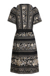 Jacquard Dress Andalusial Pattern