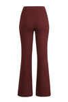 Ribbed Soft Knit Pants Tabac