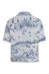 Pullover, Garden Nostalgic Pattern China Blue Wash
